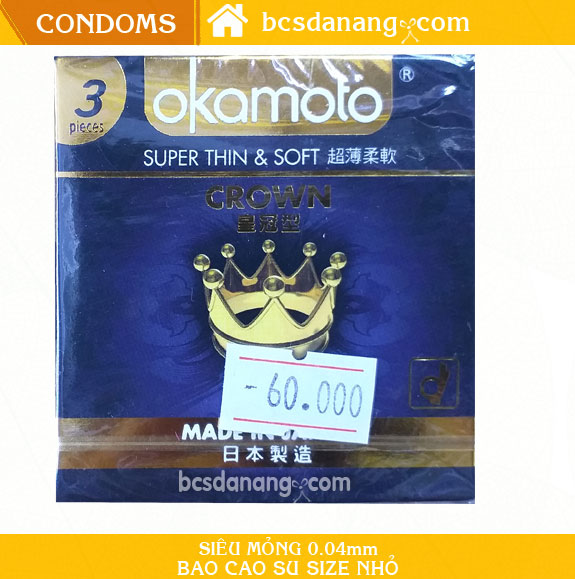 Bao Cao Su Okamoto Crown - Shop BCS Đà Nẵng